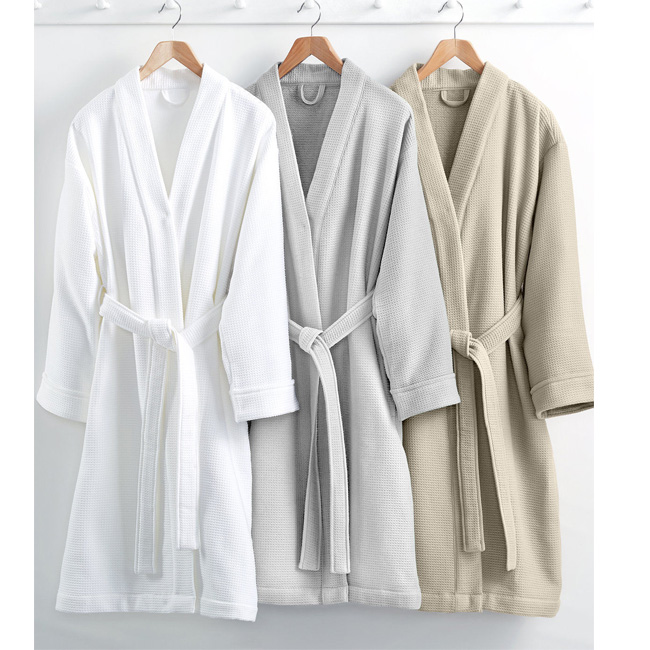 bathrobe 100% Polyester Bath Robe night sleep wear gown for woman Kimono