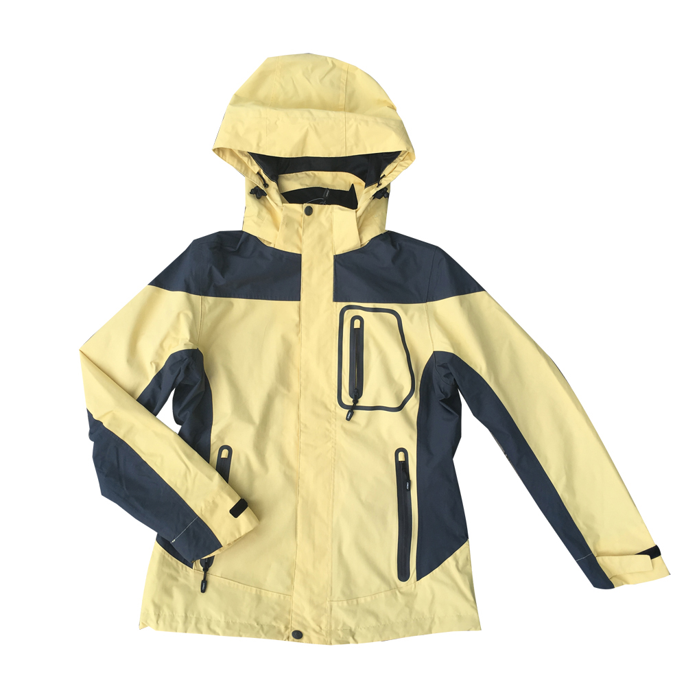 Outdoor sports waterproof women waterproof nylon ski jacket 