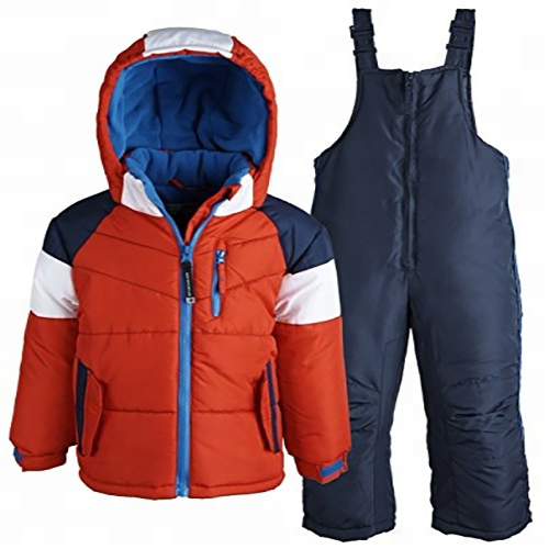 Children outdoor jumpsuit set waterproof color jacket ski pants snowboard snow wear kids ski suits 