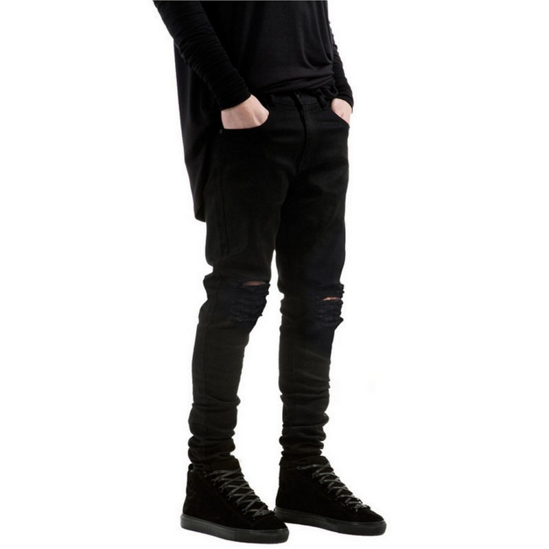 2019 famous brand slim fit men jean pants scratch washed biker jeans 