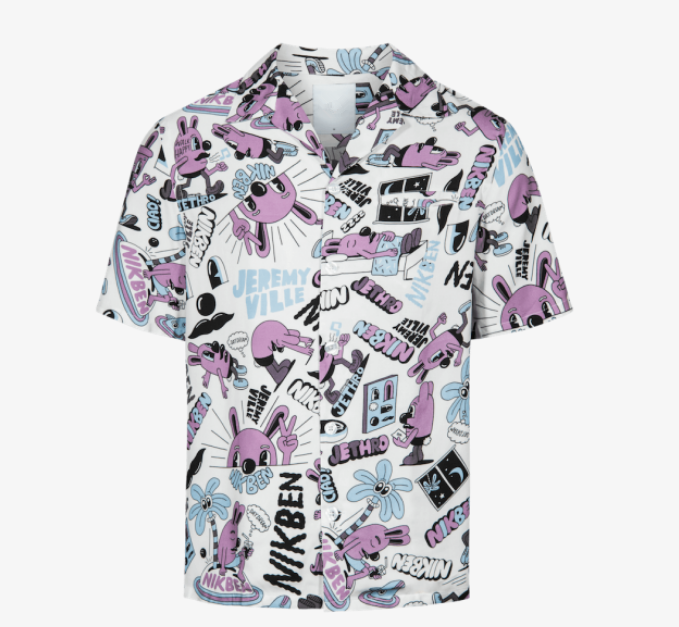 Hawaiian Print 100 Rayon Full Print Design Casual Men Shirts 